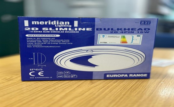 Meridian Lighting 2D Slimline Bulkhead (16W)